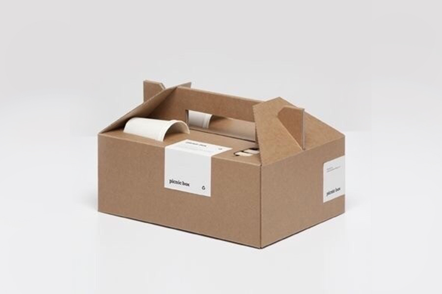 带抓手的纸盒包装设计