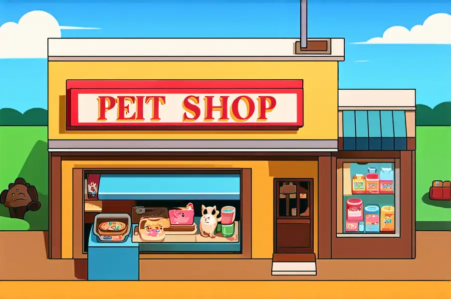 宠物店插图