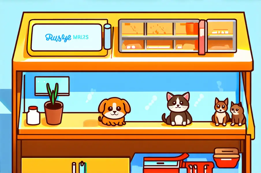 宠物店插图