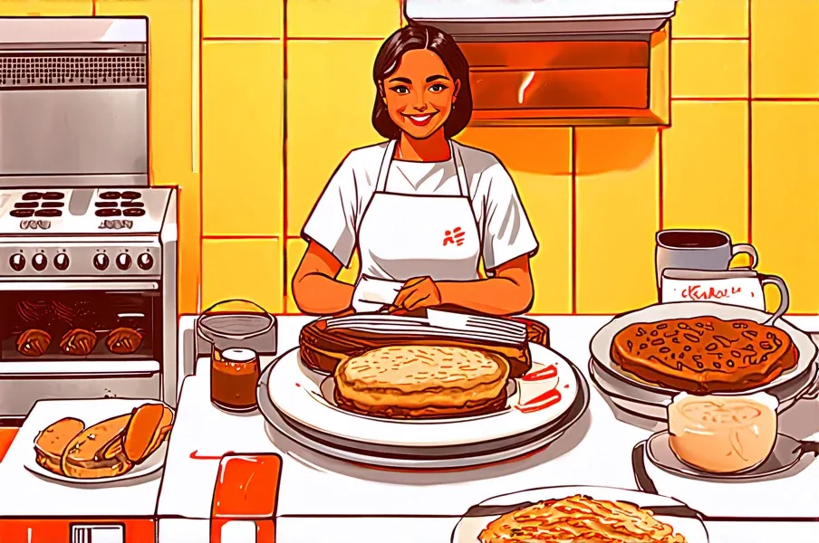 烘焙插图