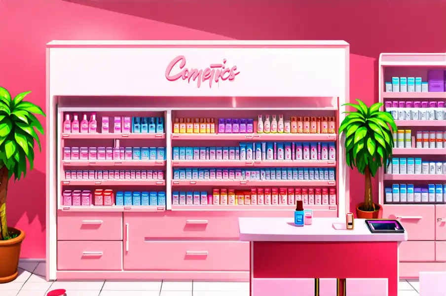 化妆品店插图