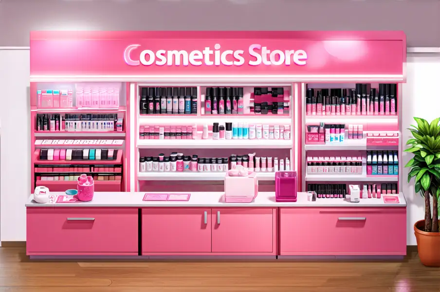 化妆品店插图