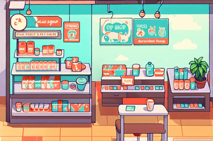 宠物店插图