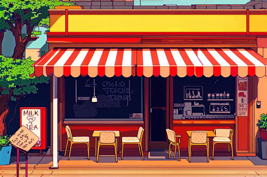 奶茶店插图