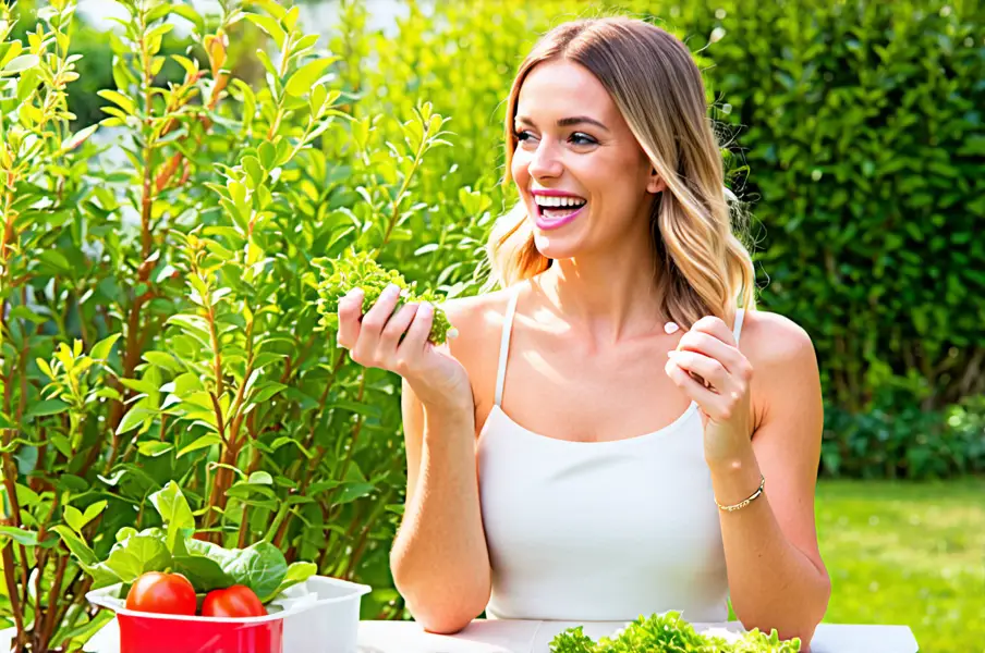 素食主义的女人