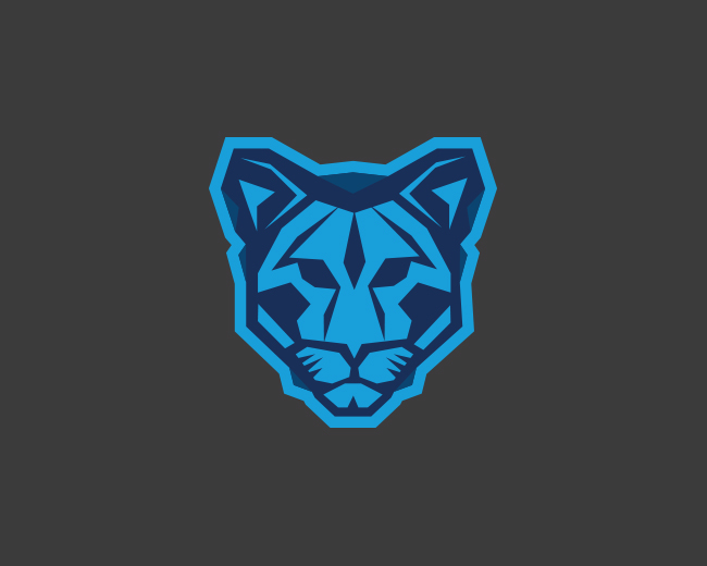 猎豹头像图形Logo设计