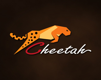 飞奔的猎豹图形Logo设计