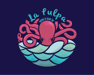 章鱼形象Logo