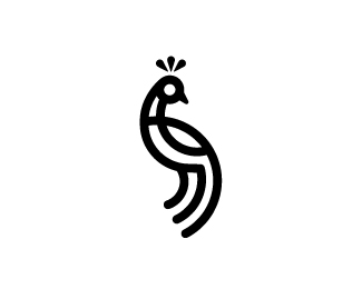 孔雀形象Logo