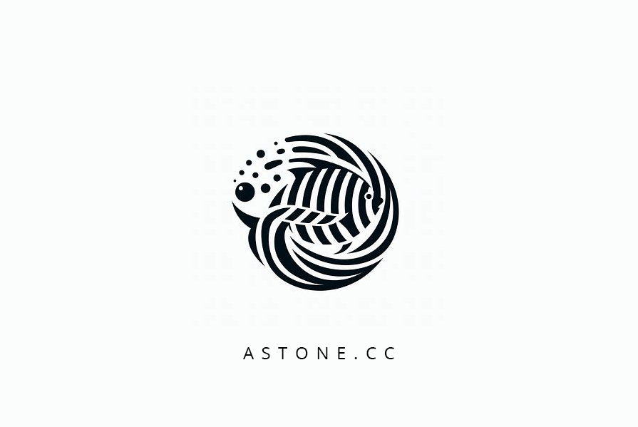 斑马鱼logo设计图